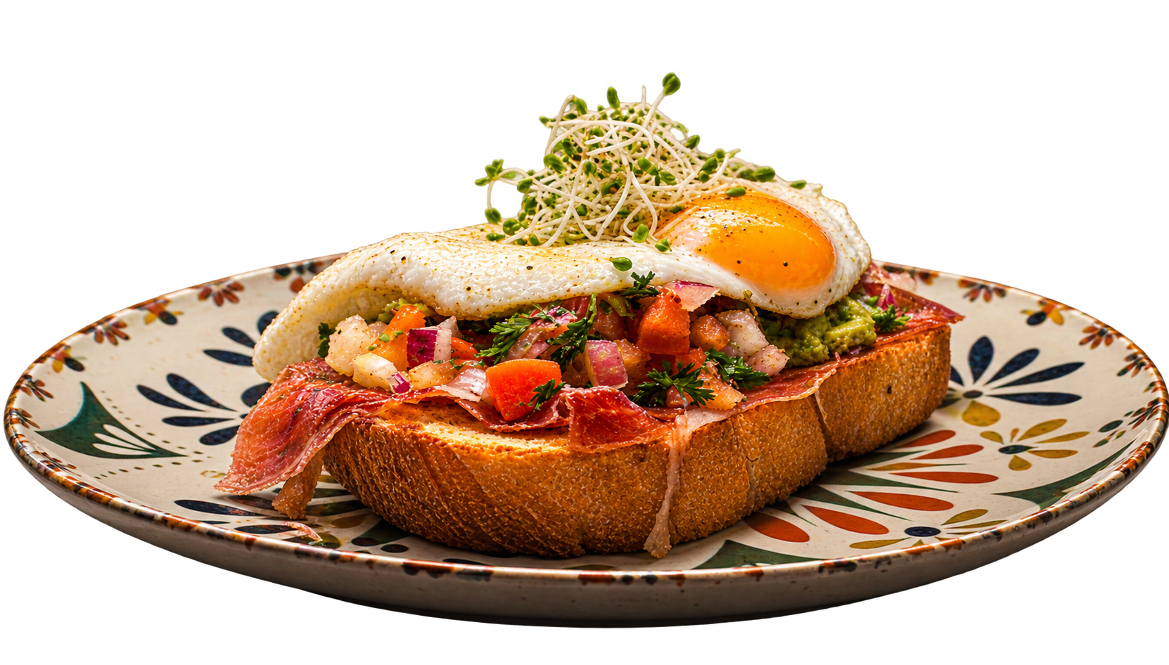 Tosta Ibérica con Huevo