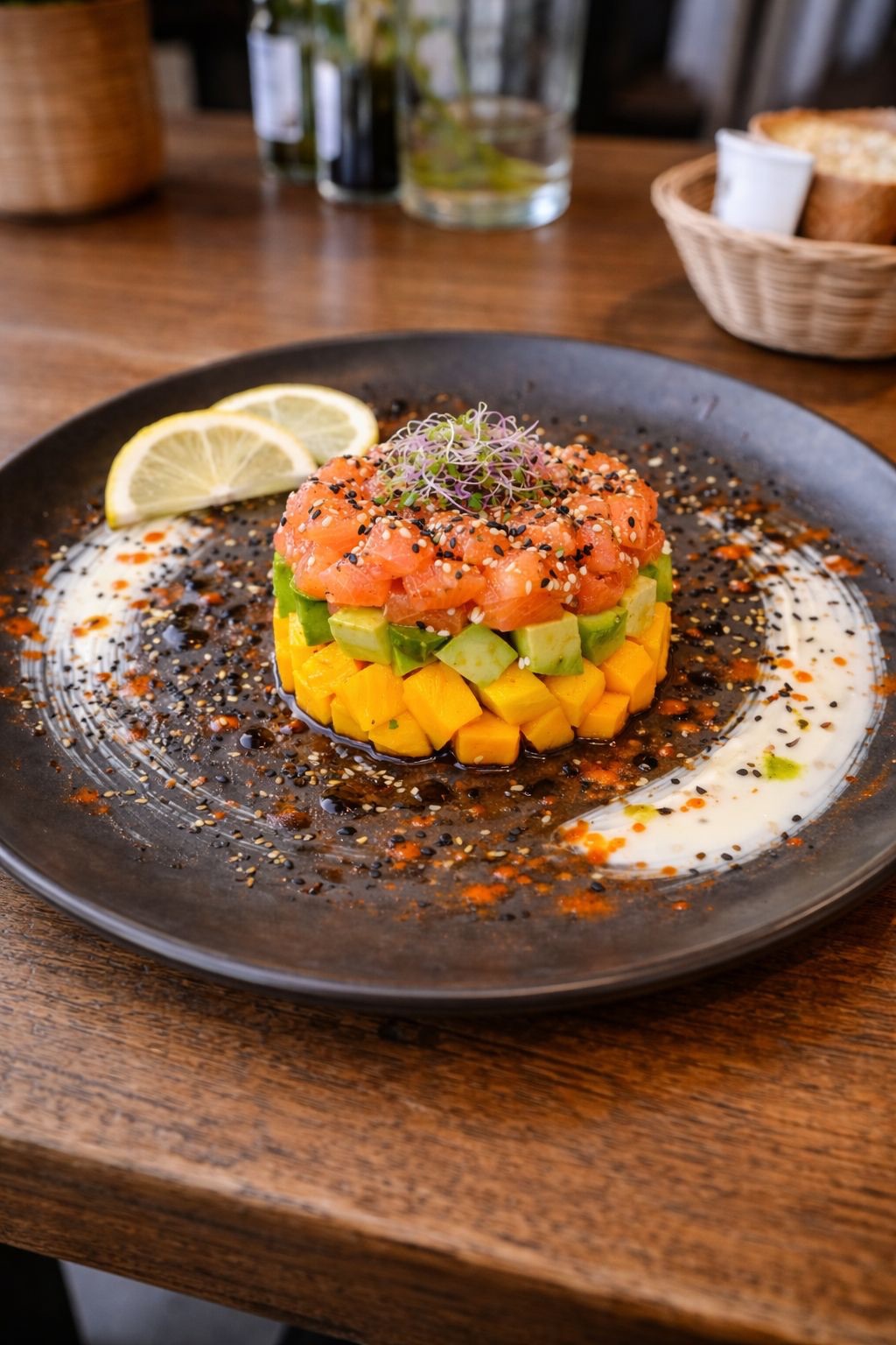 TARTAR DE SALMON Y AGUACATE